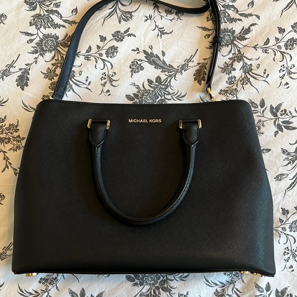 Michael Kors Savannah Saffiano Leather Satchel